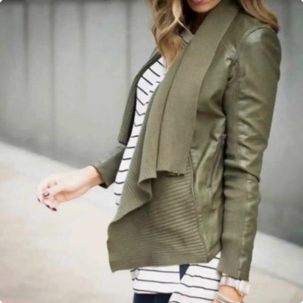 BLANK-NYC OLIVE GREEN DRAPE WRAPS